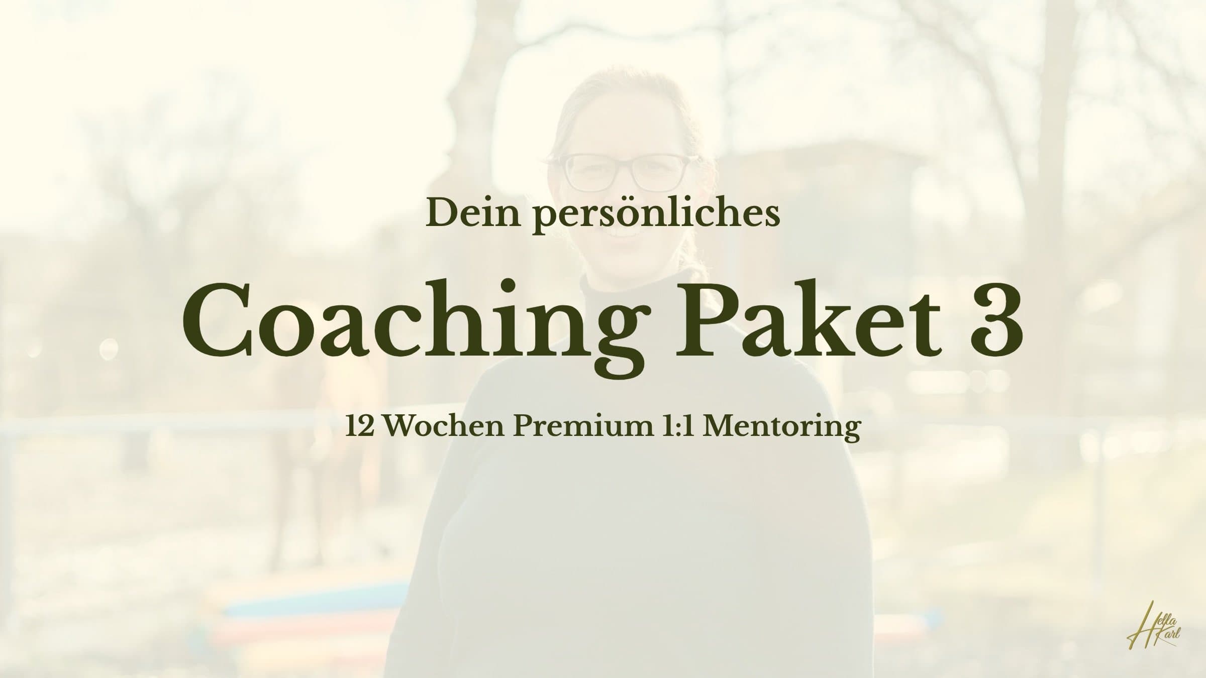 12-Wochen Premium 1:1 Mentoring – Langfristige Stabilität & Sicherheit