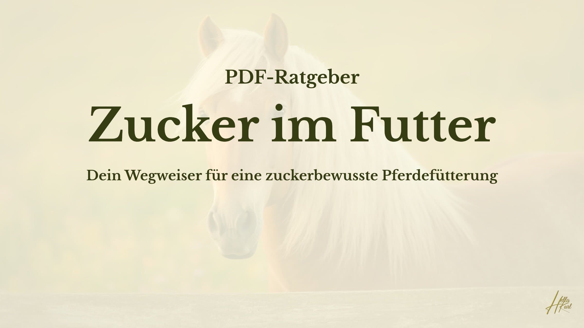 Zucker im Futter