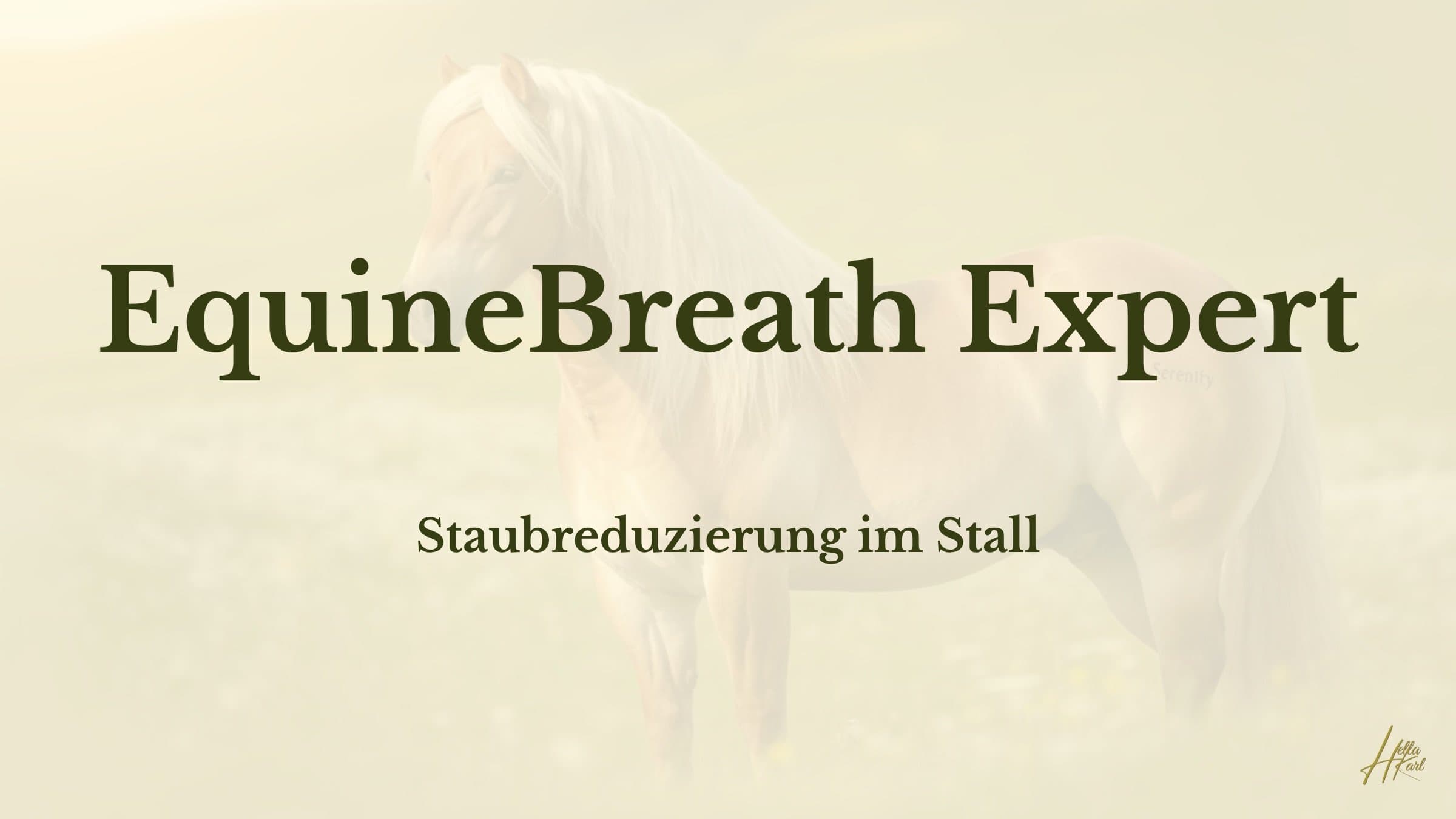 Staubreduzierung im Stall