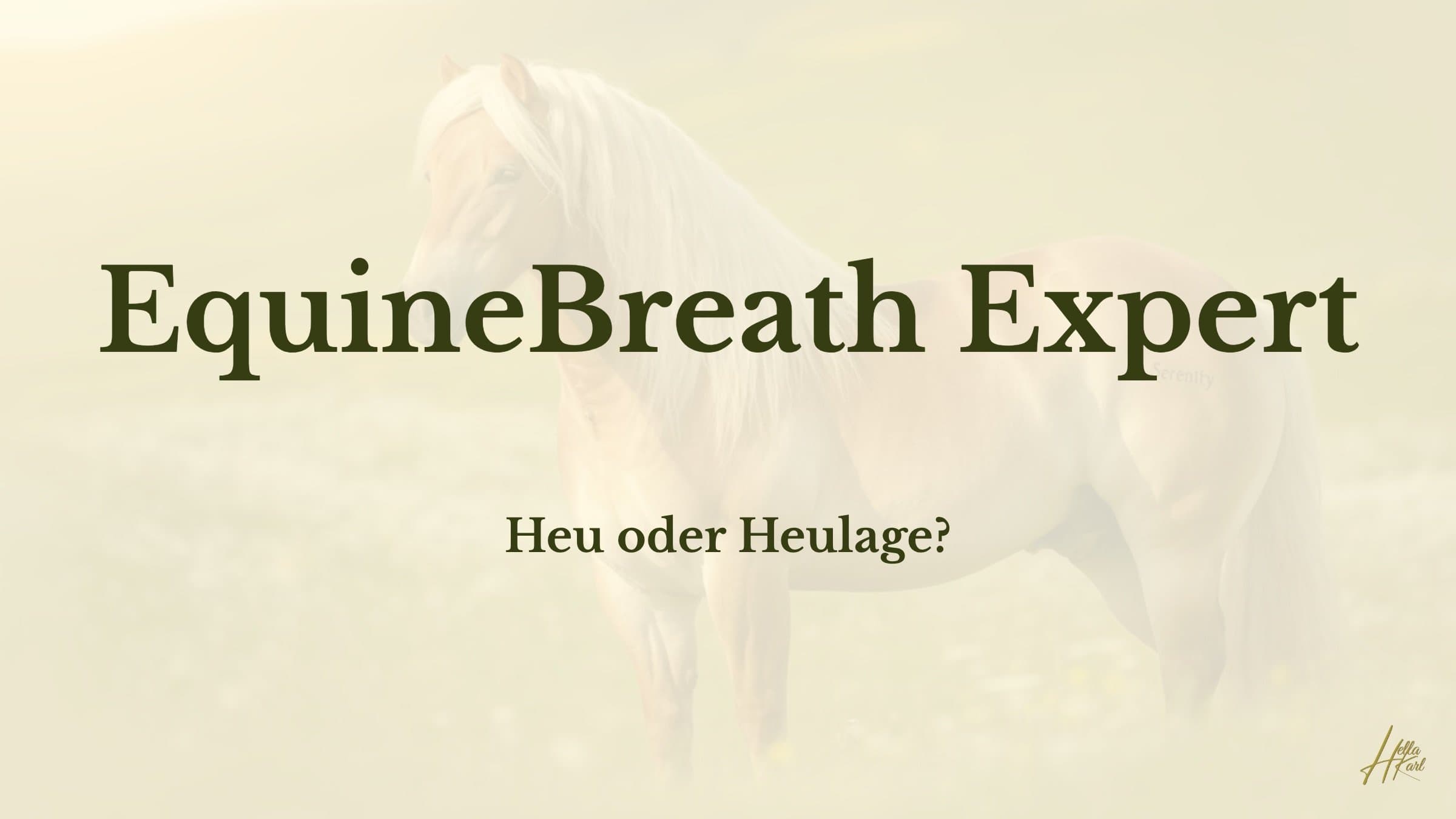 Heu oder Heulage?